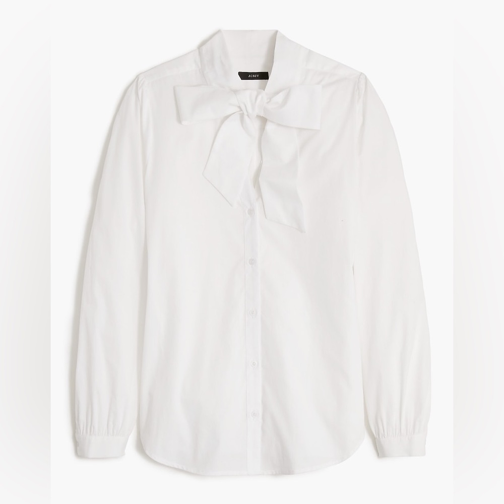 Jcrew Factory Bow Tie-neck top